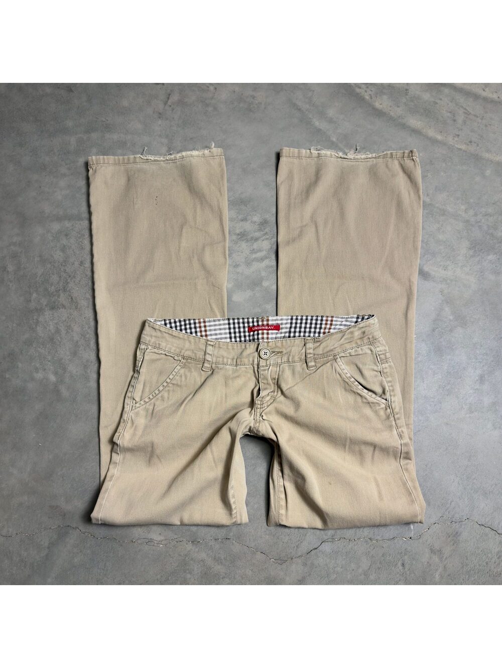 Unionbay Baggy Khaki Pants Womens 5 Stretch